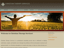 Tablet Screenshot of christiantherapyservices.net